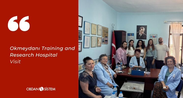 We visited the Pediatric Oncology Department of Okmeydanı Training and Research Hospital and the "Blue Angels"